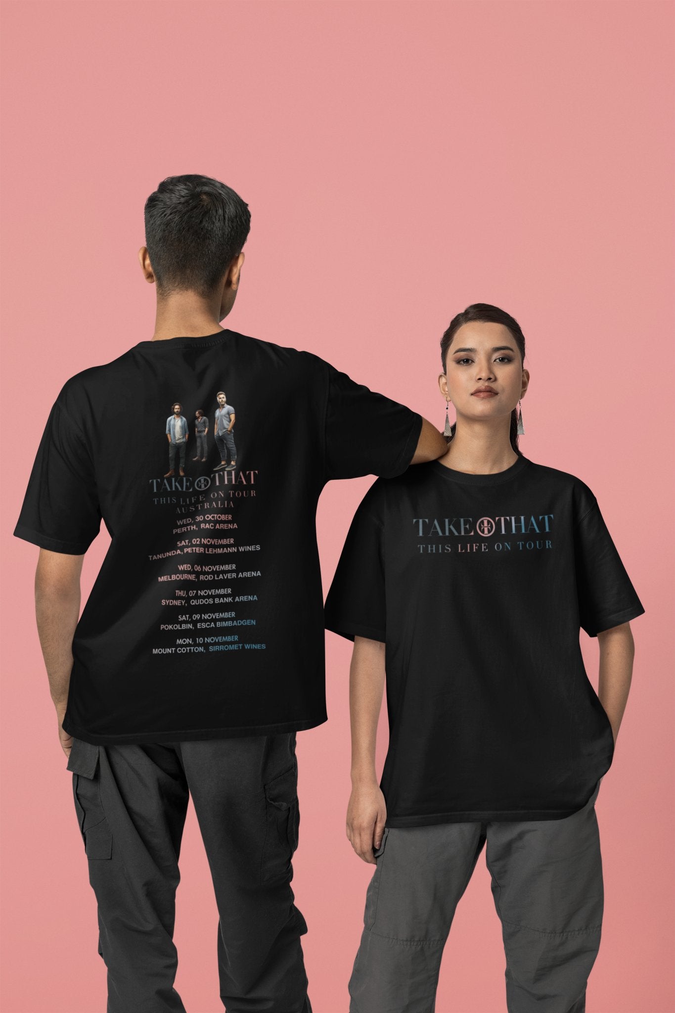 Take That Australia Tour 2024 T-shirt Merch – Three2Tango Tee's