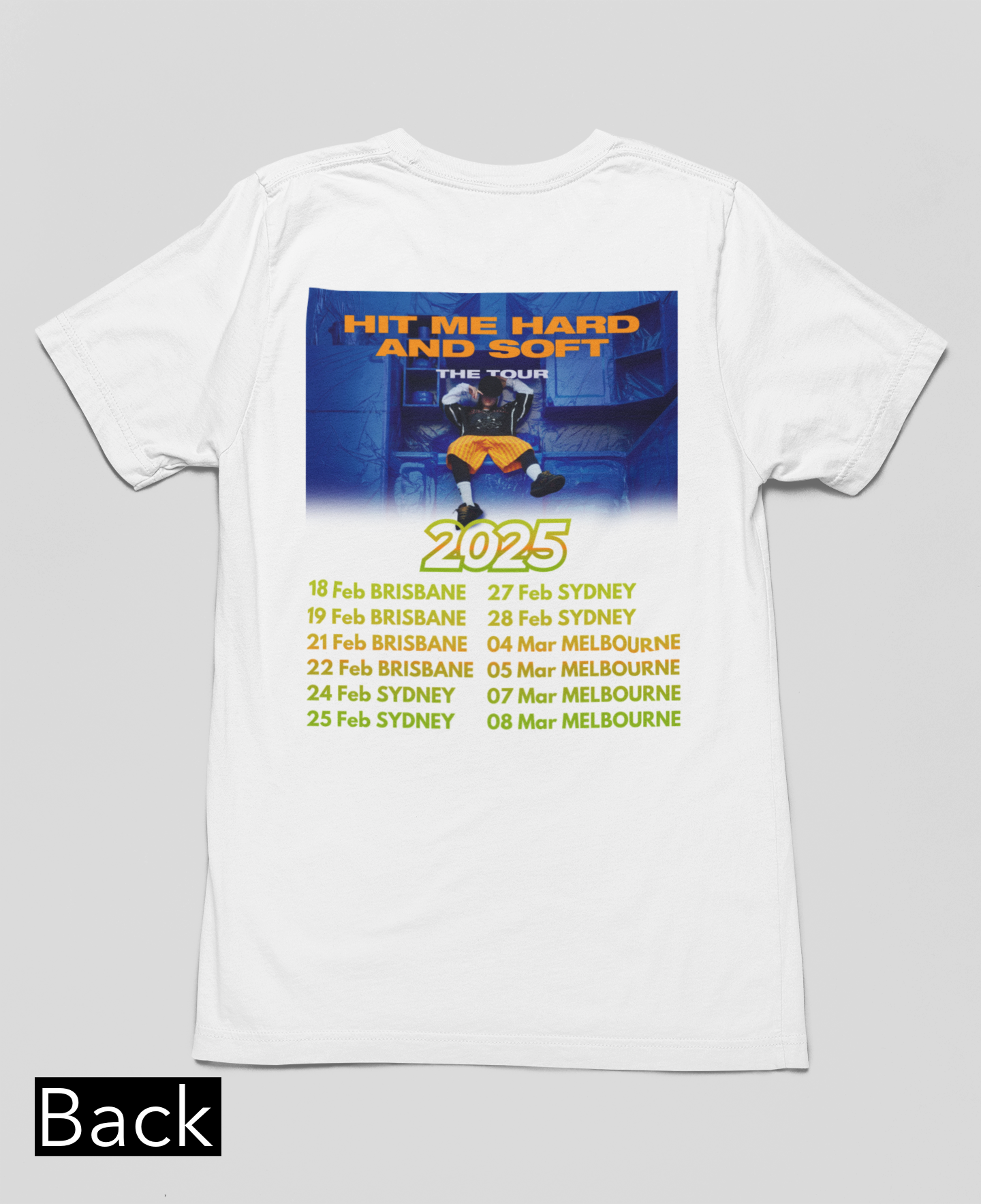 Billie Eilish T-shirt - Australia 2025 Merch