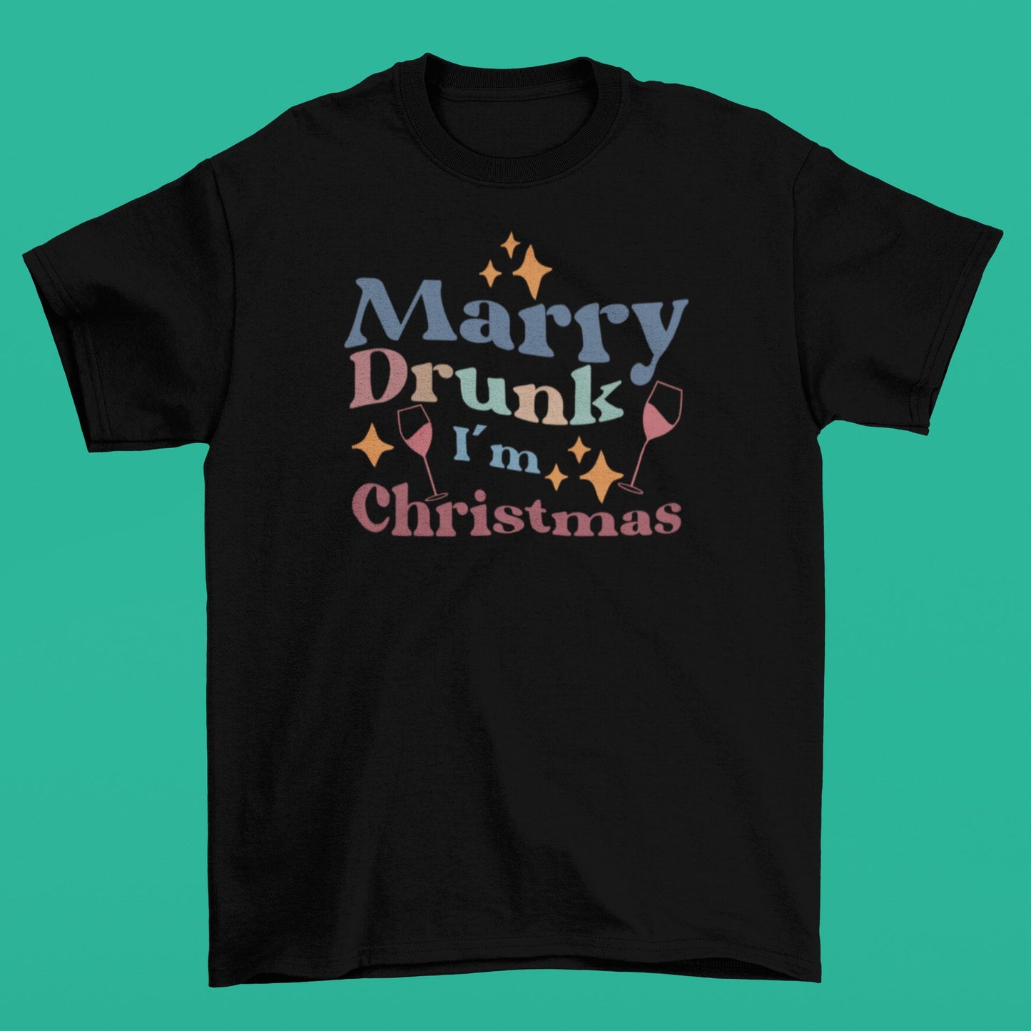 Funny Christmas T-shirt - Marry Drunk - Three2Tango Tee's