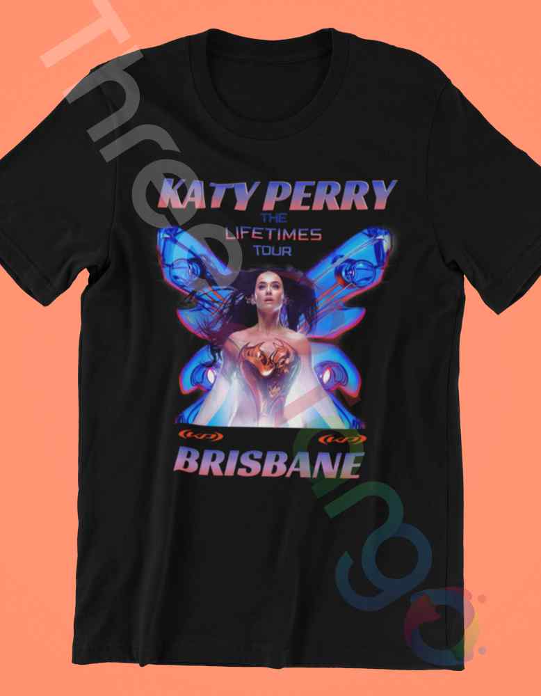 Katy Perry The Lifetimes Tour Butterfly Tee – Customize with Your City for Ultimate Fan Style - Three2Tango Tee's