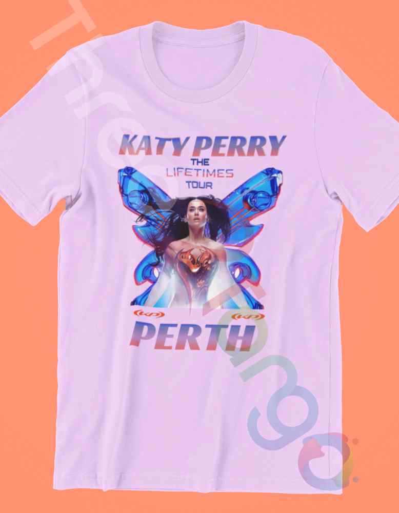 Katy Perry The Lifetimes Tour Butterfly Tee – Customize with Your City for Ultimate Fan Style - Three2Tango Tee's