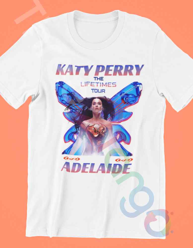 Katy Perry The Lifetimes Tour Butterfly Tee – Customize with Your City for Ultimate Fan Style - Three2Tango Tee's