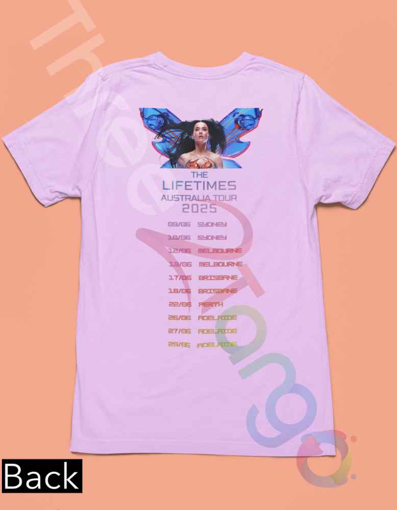 Katy Perry The Lifetimes Tour Butterfly Tee – Customize with Your City for Ultimate Fan Style - Three2Tango Tee's