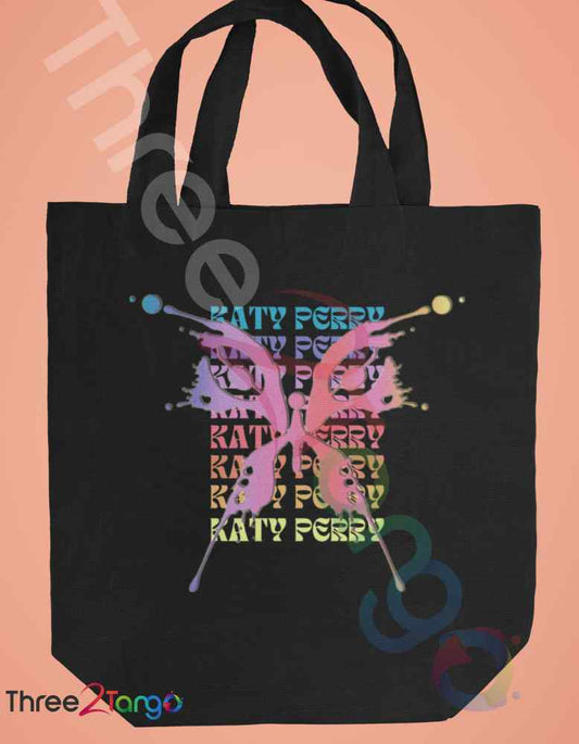 Katy Perry Tote Bag | Butterfly Dreams - Three2Tango Tee's