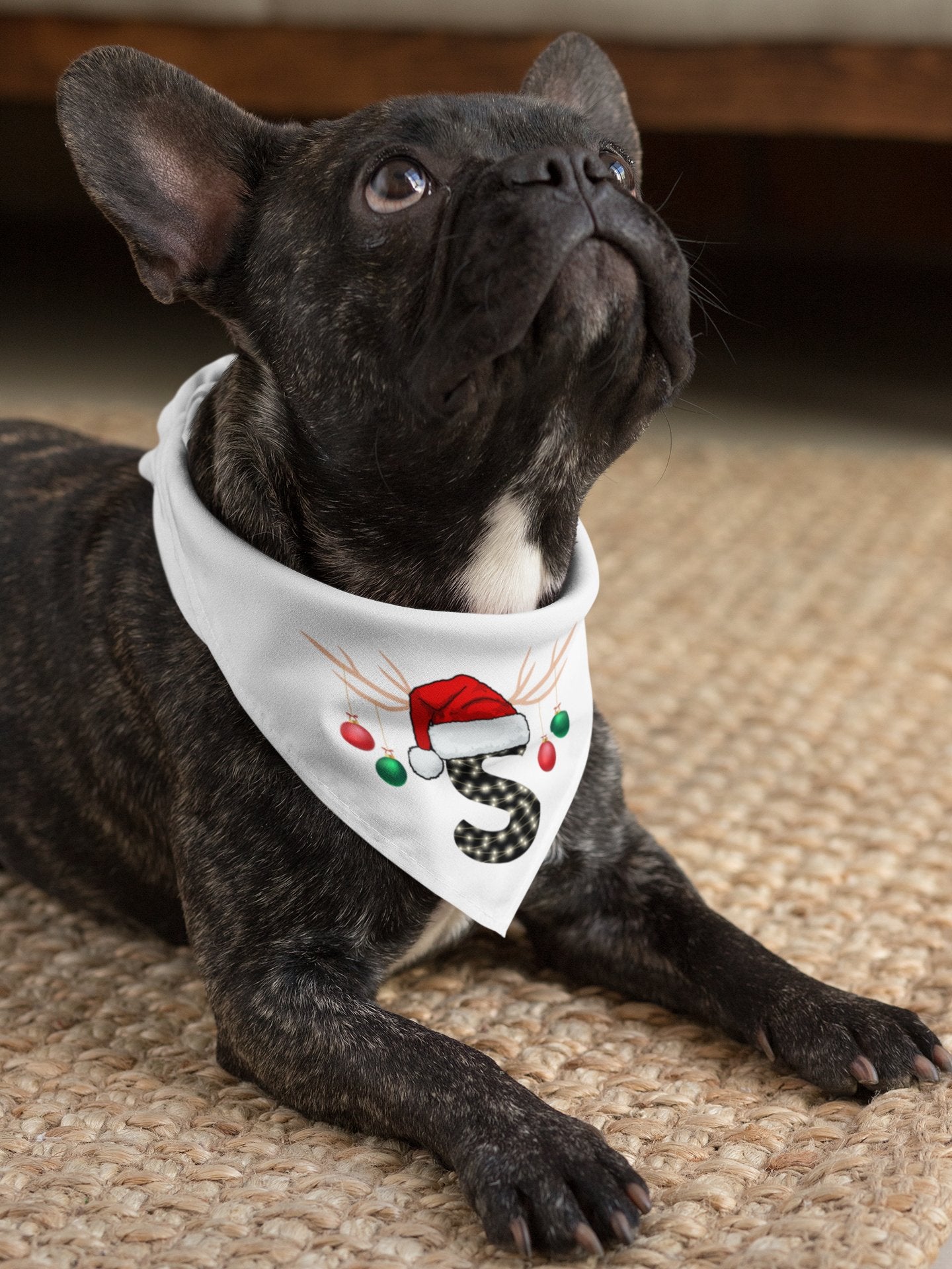 Personalized Christmas Dog Bandana - Santa Letter - Three2Tango Tee's