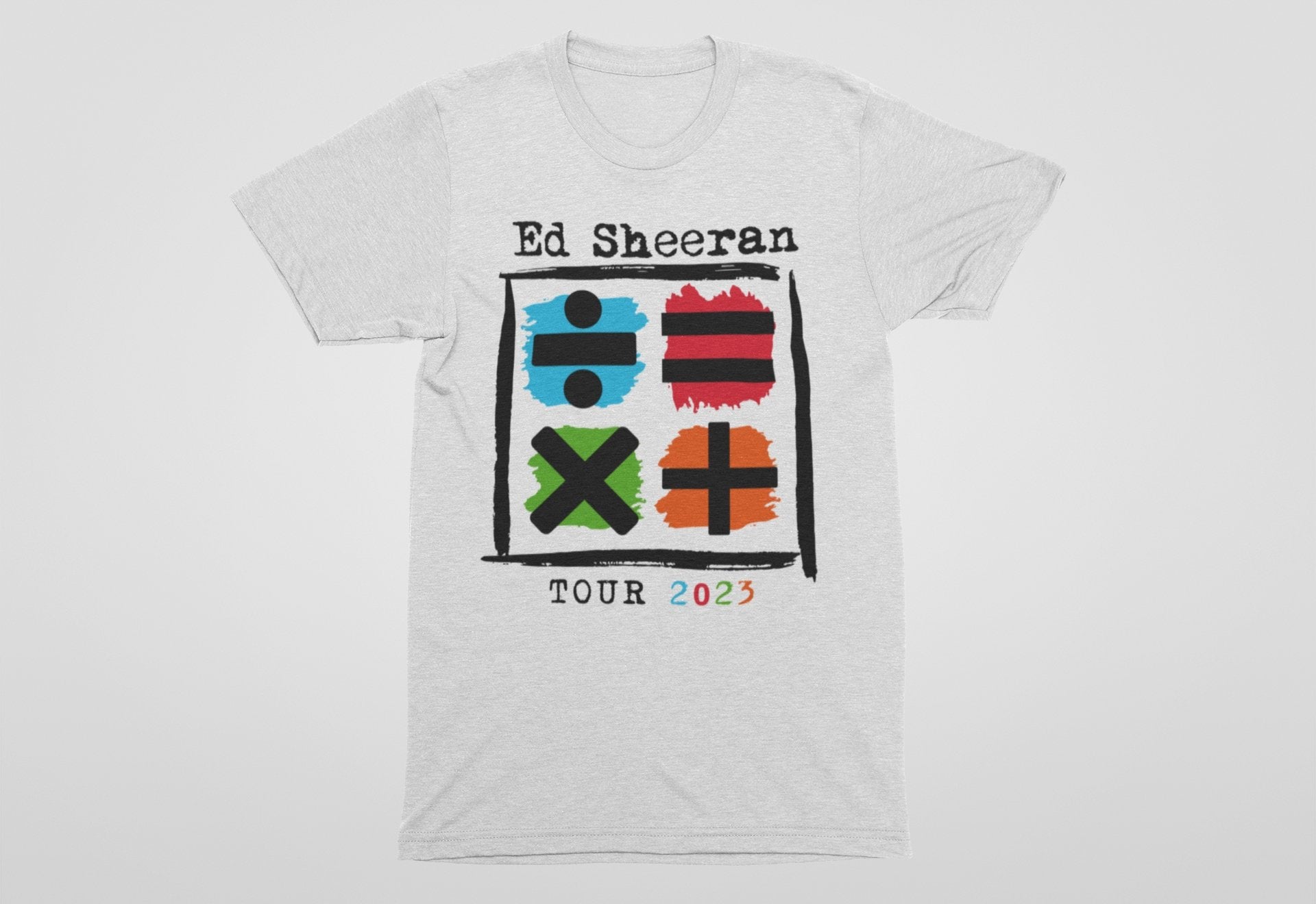 Ed Sheeran Mathematics Tour 2023 T-shirt, Math Signs - Three2Tango Tee's