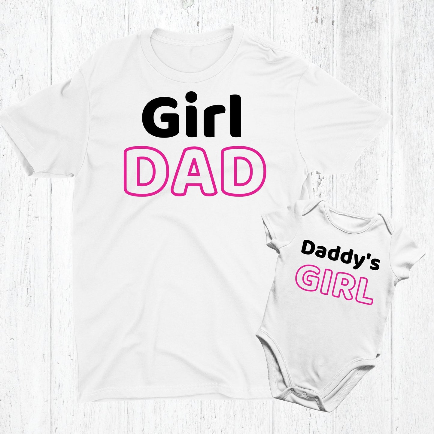 Dad and Daughter Matching T-shirts | Gifts for fathers day | Girl Dad ...