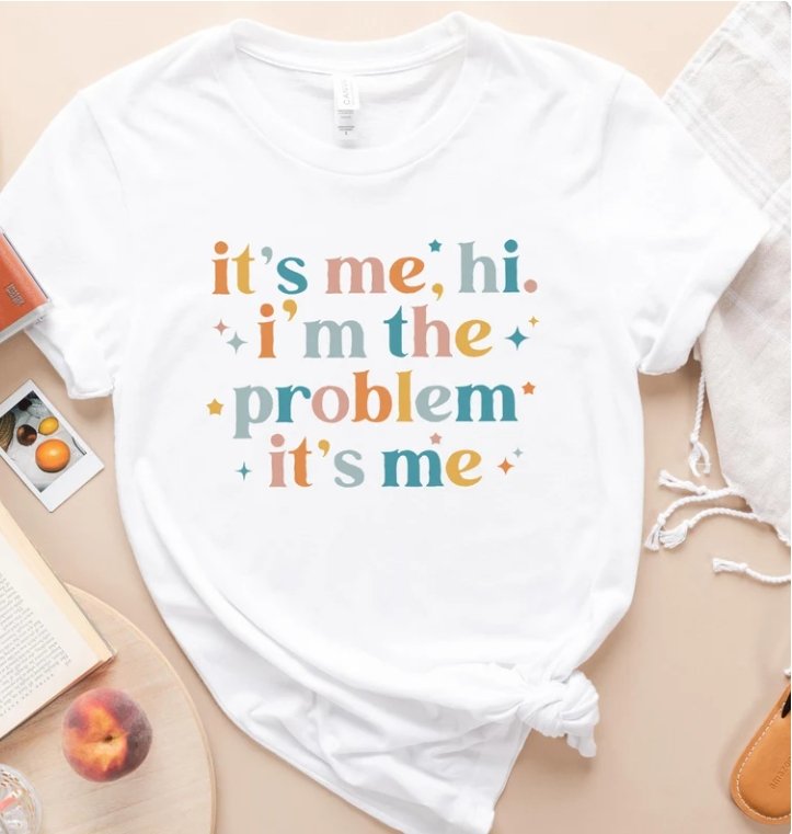 Pink Concert T-shirt - I'm the problem – Three2Tango Tee's