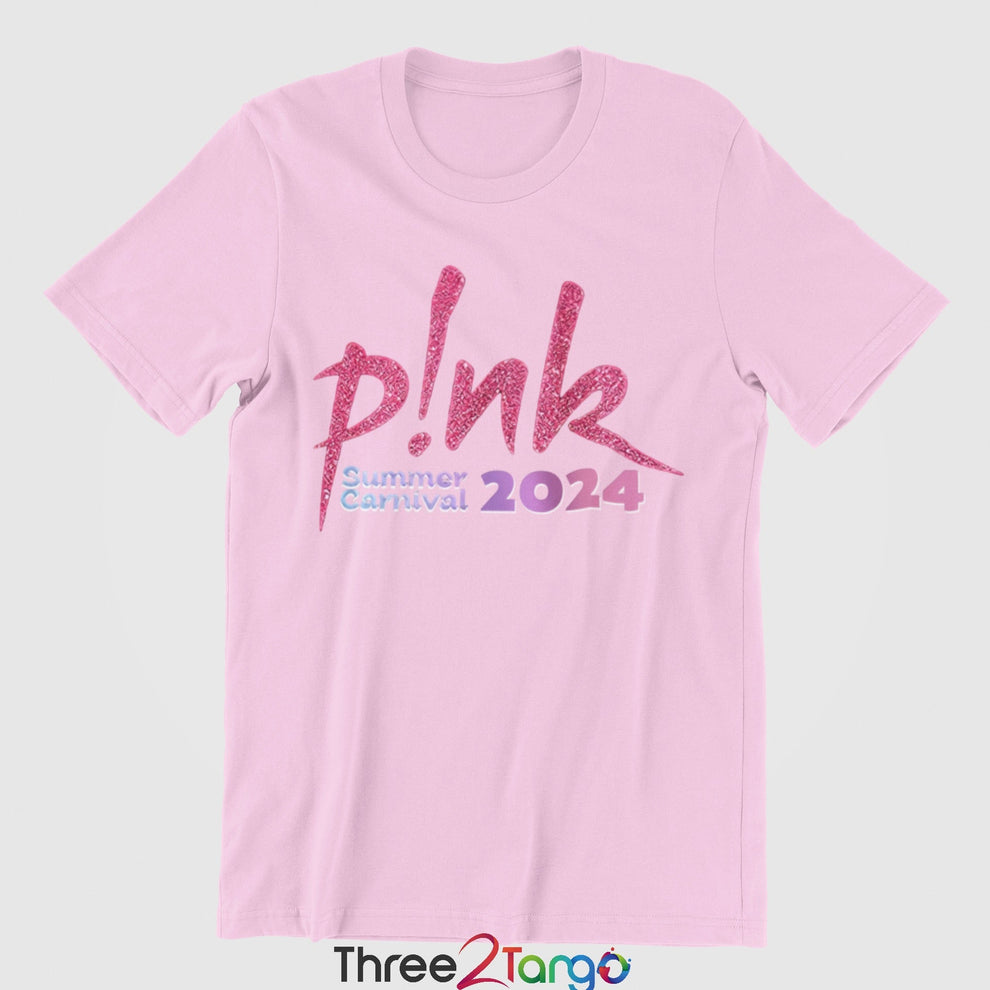 Pink Concert Tshirt Summer Carnival 2024 Australia Pink Tour