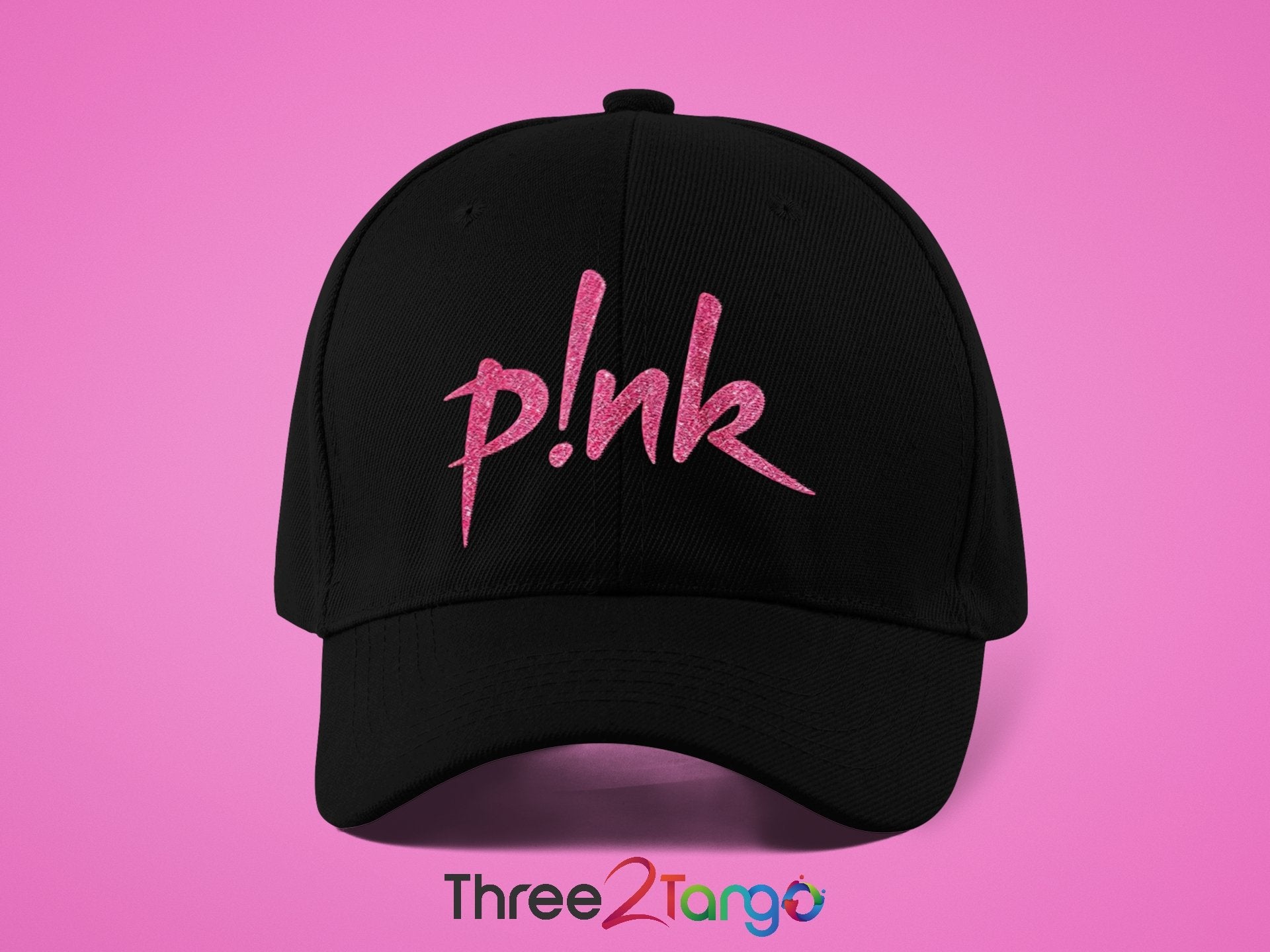 Pink Trustfall Tour 2024Australia - Baseball Cap - Three2Tango Tee's